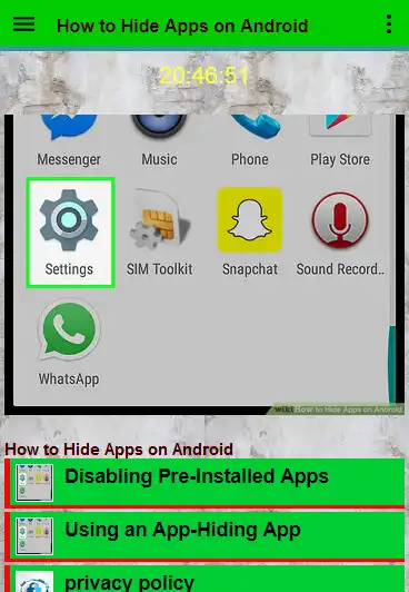 Play How to Hide Apps on Android as an online game How to Hide Apps on Android with UptoPlay