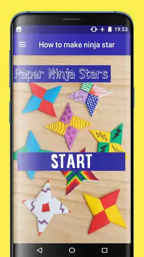 Play APK How to make ninja star with paper  and enjoy How to make ninja star with paper with UptoPlay jstudio.howtomakeninjastarwithpaper.app