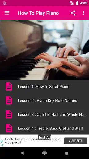 Play How to play piano