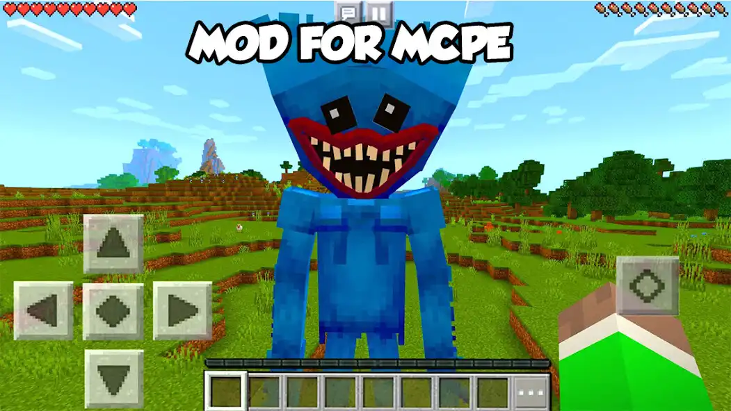 Play Huggy Wuggy ModMCPE as an online game Huggy Wuggy ModMCPE with UptoPlay