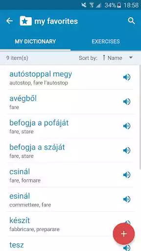 Play Hungarian-Italian Dictionary