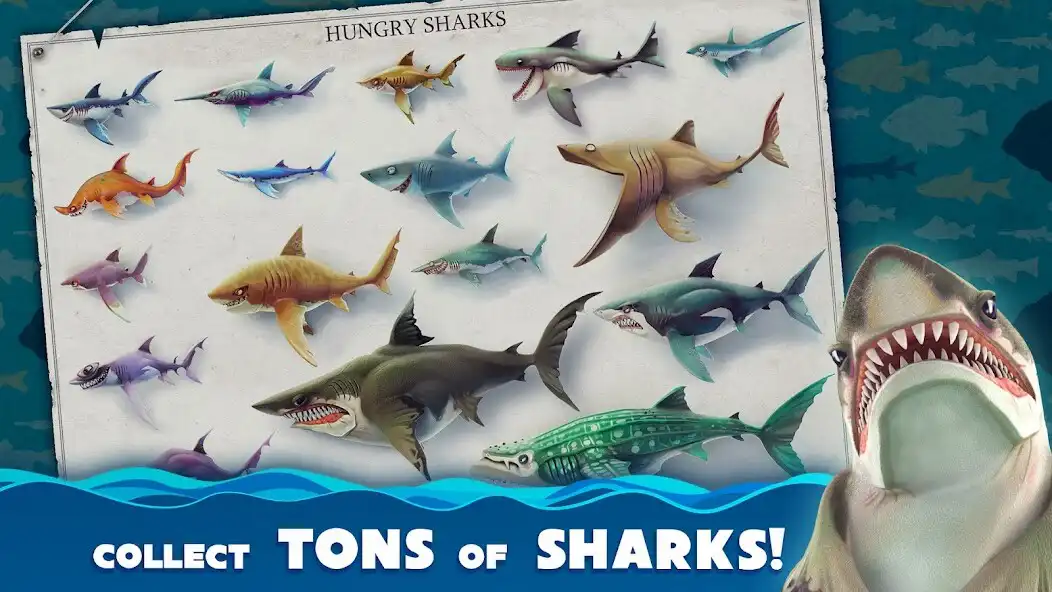 通过 UptoPlay 将 Hungry Shark World 玩为在线游戏 Hungry Shark World