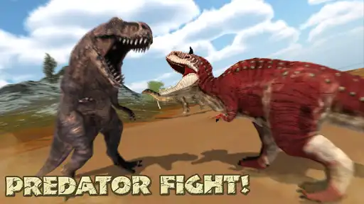 Play Hungry T-Rex: Island Dinosaur Hunt as an online game Hungry T-Rex: Island Dinosaur Hunt with UptoPlay