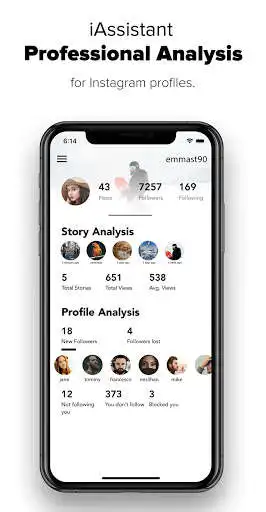 Play APK iAssistant Followers Analysis for Instagram  and enjoy iAssistant Followers Analysis for Instagram with UptoPlay com.iassistant.analysis