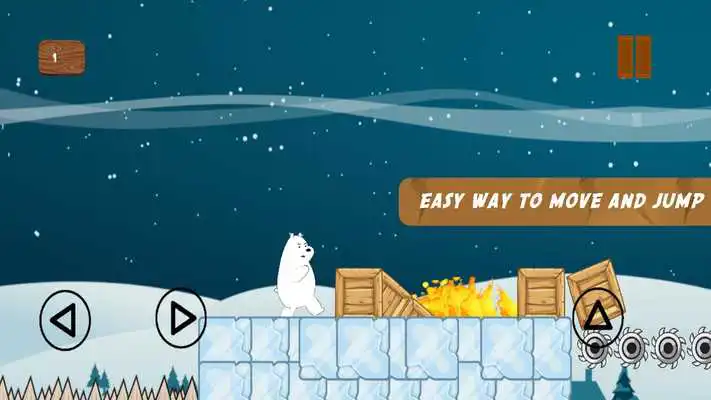 Play ice bear in Super Runner Bare Bear Adventure Time