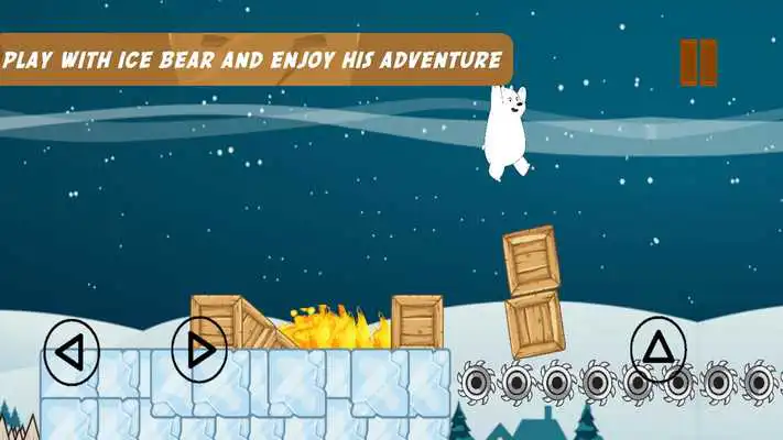 Play ice bear in Super Runner Bare Bear Adventure Time