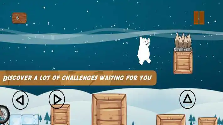 Play ice bear in Super Runner Bare Bear Adventure Time