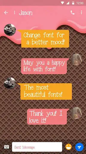 Play Ice Cream Font for FlipFont , Cool Fonts Text Free as an online game Ice Cream Font for FlipFont , Cool Fonts Text Free with UptoPlay
