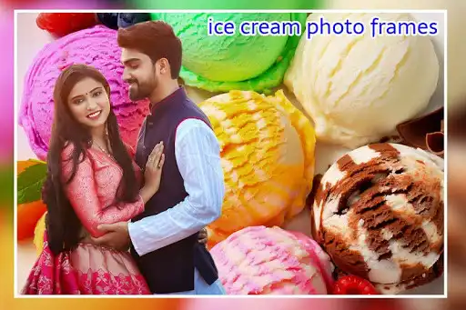 Play Ice Cream Photo Frame as an online game Ice Cream Photo Frame with UptoPlay