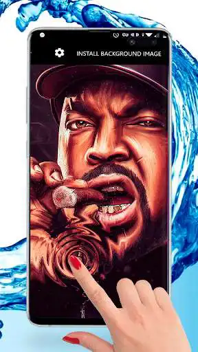 Play Ice Cube Gangsta Rapper Dope Live Wallpaper  and enjoy Ice Cube Gangsta Rapper Dope Live Wallpaper with UptoPlay