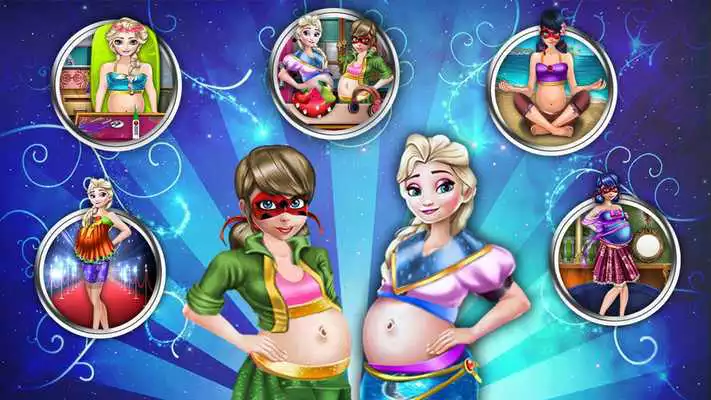 Play Ice Princess  BFF Pregnant Routine Care