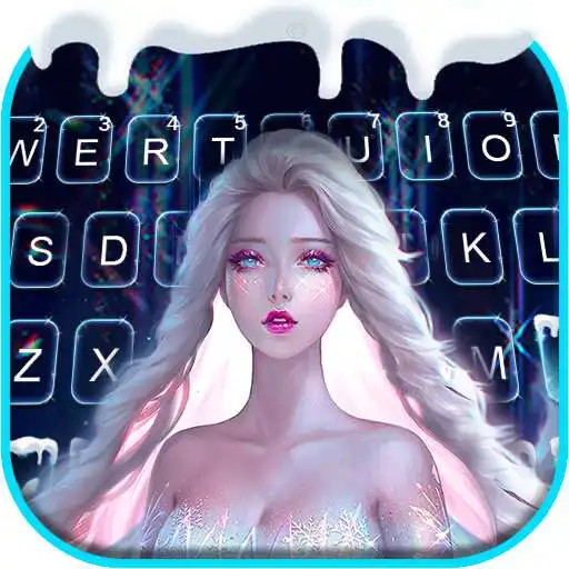 Play Ice Princess Keyboard Background APK