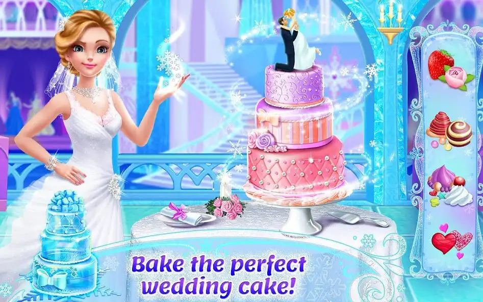 Play Ice Princess - Wedding Day as an online game Ice Princess - Wedding Day with UptoPlay