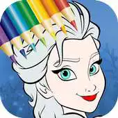 Free play online Ice Queen Coloring Game APK