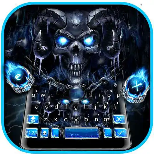 Play Ice Reaper Skull Keyboard Theme APK