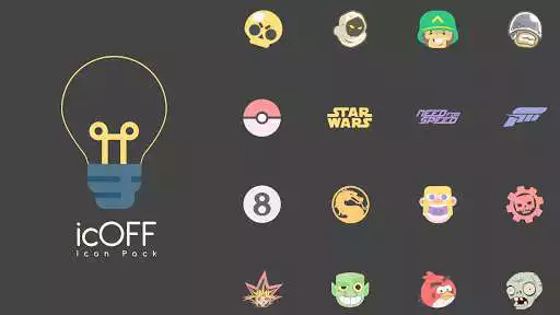 Play icOFF - Icon Pack  and enjoy icOFF - Icon Pack with UptoPlay