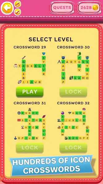 Play Icon Crossword  and enjoy Icon Crossword with UptoPlay