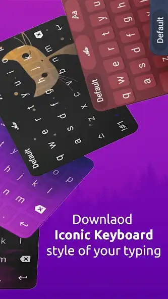 Play Iconic Keyboard - Cool Fonts as an online game Iconic Keyboard - Cool Fonts with UptoPlay