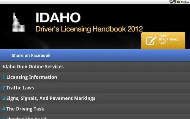 Play Idaho Driver Handbook Free