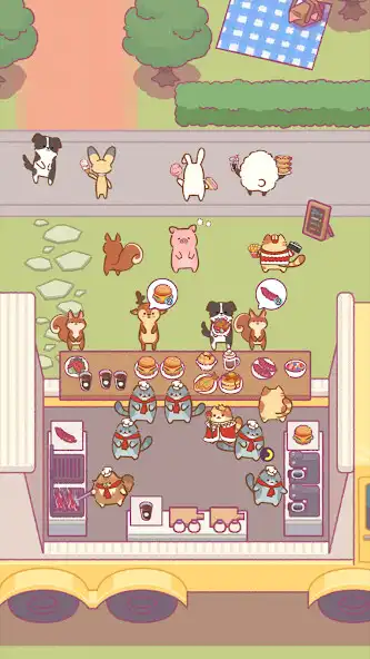 Play Idle Cat Restaurant as an online game Idle Cat Restaurant with UptoPlay