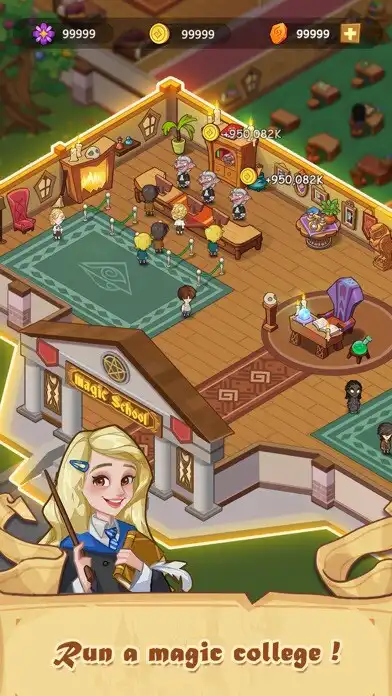 Play Idle Magic Academy as an online game Idle Magic Academy with UptoPlay