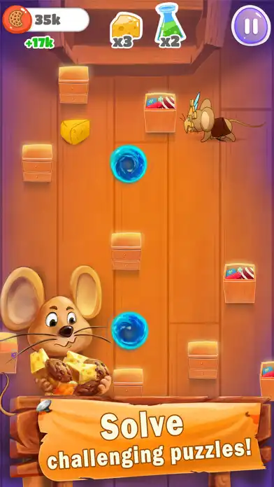 Play Idle Mouse: Maze Puzzle Games as an online game Idle Mouse: Maze Puzzle Games with UptoPlay