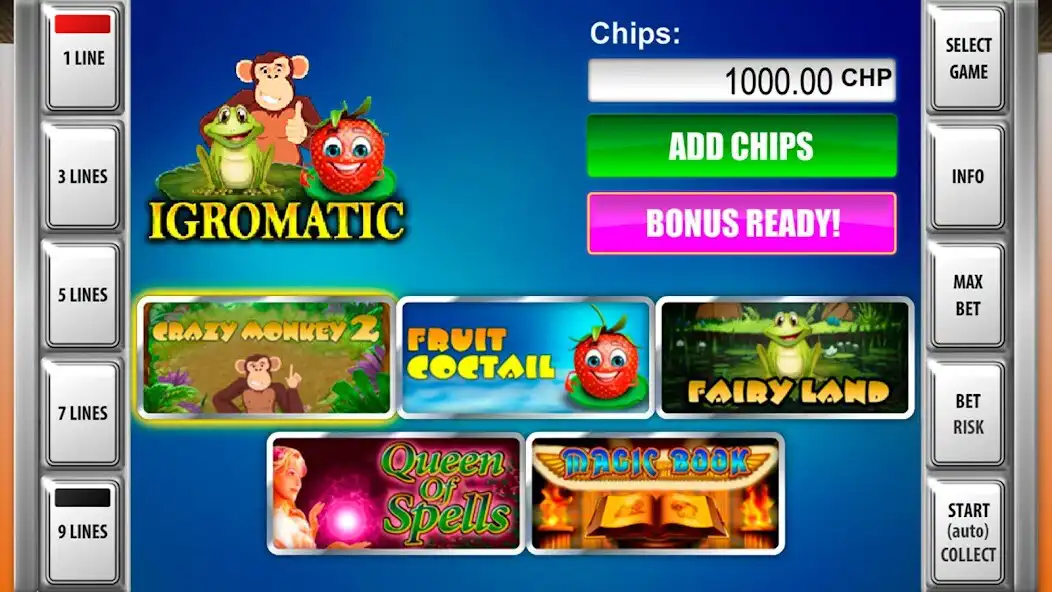 Play Igromatic casino slots machines  and enjoy Igromatic casino slots machines with UptoPlay