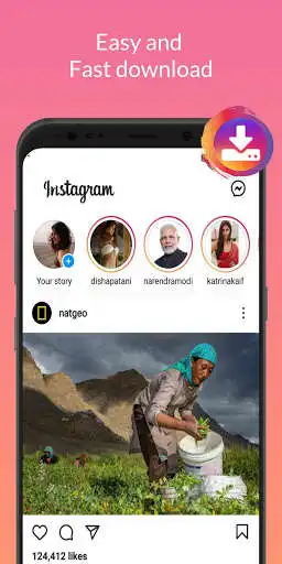 Play IG Saver- story saver for intagram- downloader  and enjoy IG Saver- story saver for intagram- downloader with UptoPlay