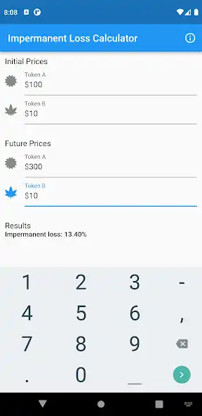 Play Impermanent Loss Calculator  and enjoy Impermanent Loss Calculator with UptoPlay