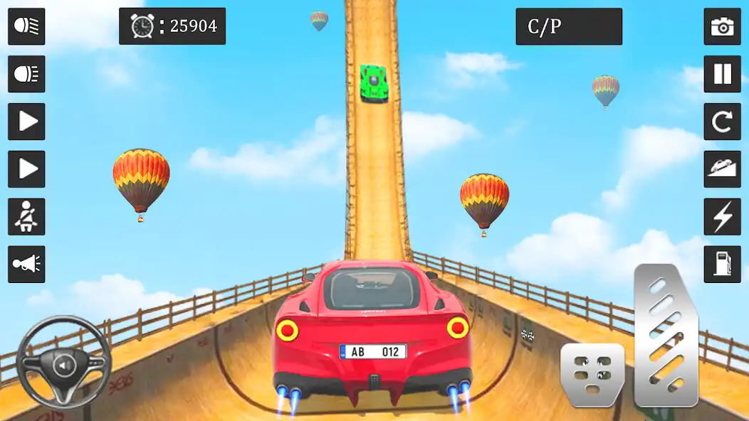 Play Impossible Car Stunt Master 3D as an online game Impossible Car Stunt Master 3D with UptoPlay