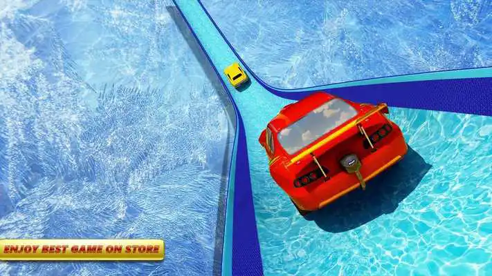 Play Impossible Stunts Car Mega Ramp Ice Racing