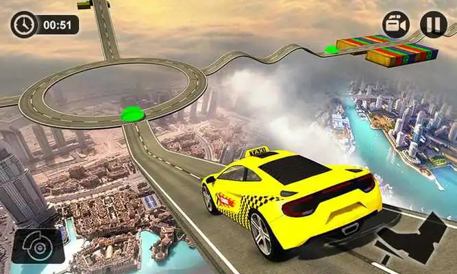 Play Impossible Taxi Driving Simulator Tracks