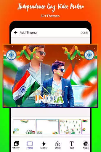 Play Independence Day Video Maker as an online game Independence Day Video Maker with UptoPlay