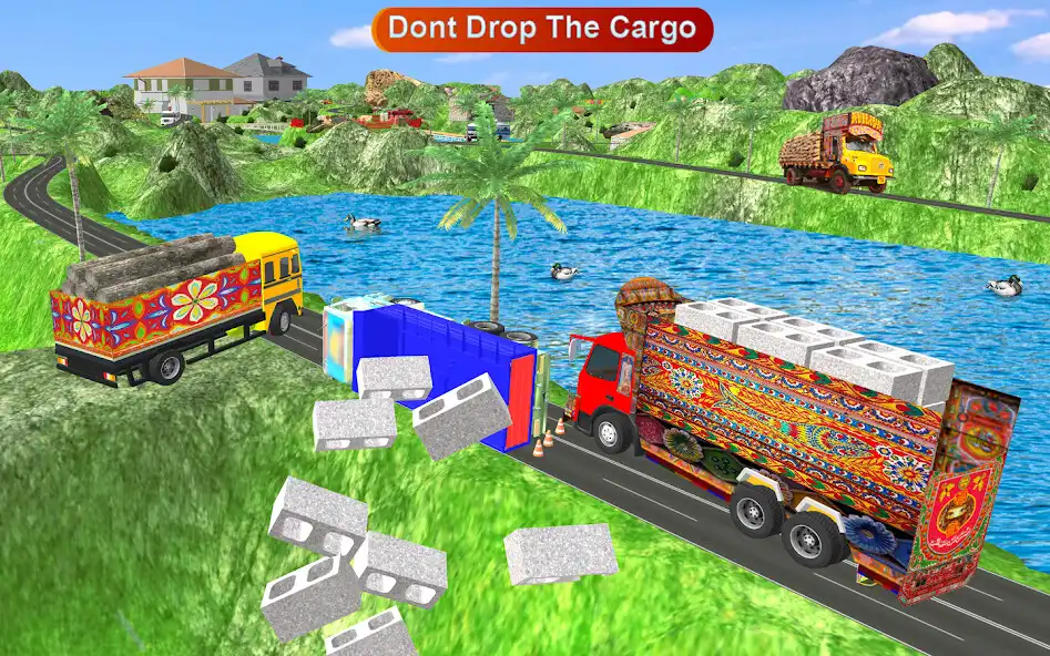 Play Indian Cargo Truck Driver as an online game Indian Cargo Truck Driver with UptoPlay