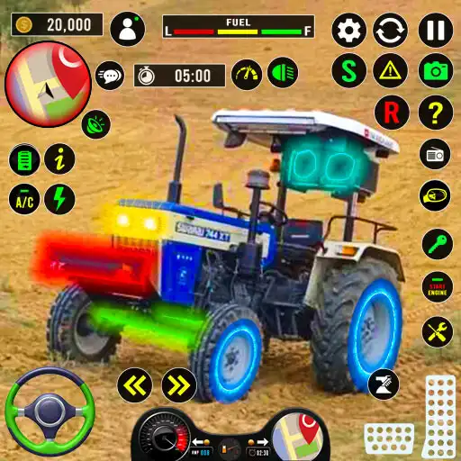 Play Indian Tractor Farming 3D 2023 APK