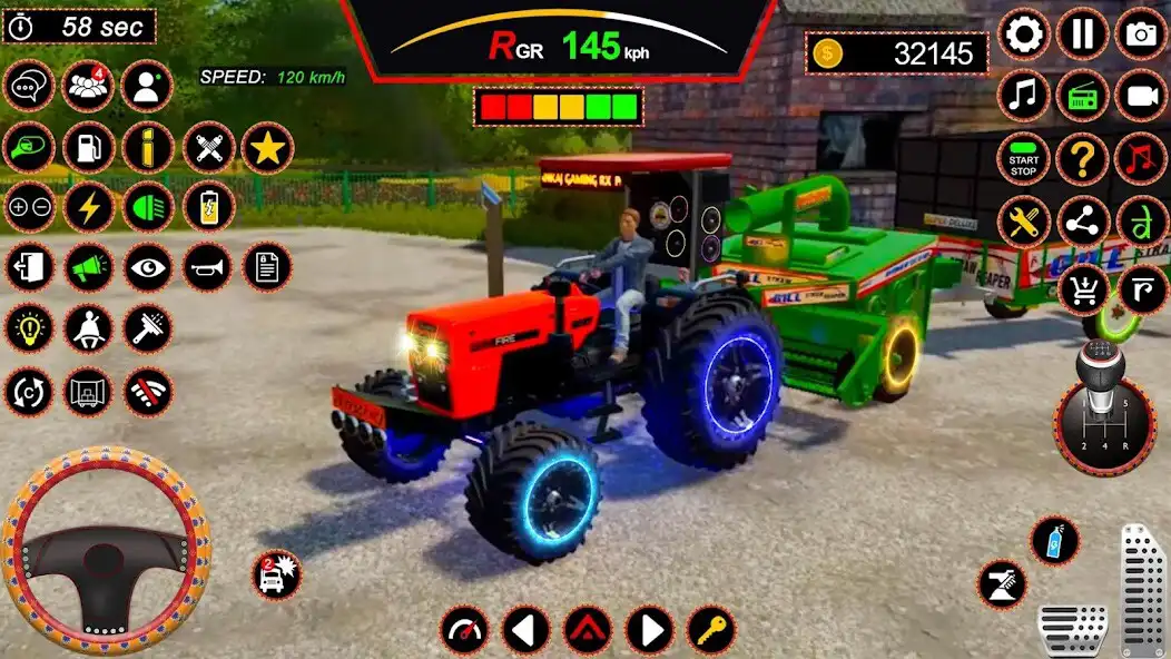 Play Indian Tractor Farming 3D 2023  and enjoy Indian Tractor Farming 3D 2023 with UptoPlay