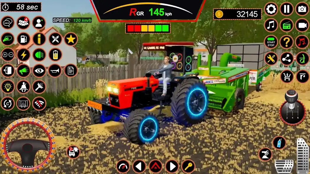 Play Indian Tractor Farming 3D 2023 as an online game Indian Tractor Farming 3D 2023 with UptoPlay