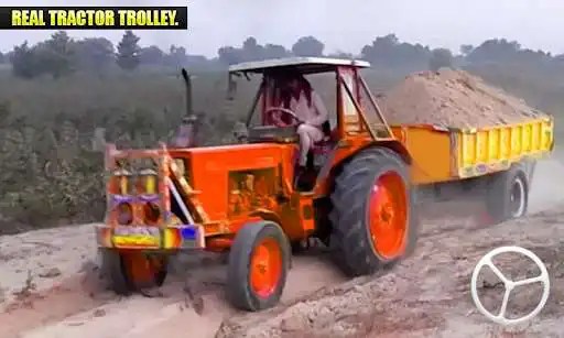 Play Indian Tractor Trolley Driver as an online game Indian Tractor Trolley Driver with UptoPlay