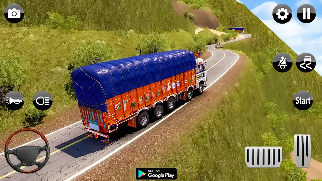 Play Indian Truck Offroad Simulator as an online game Indian Truck Offroad Simulator with UptoPlay