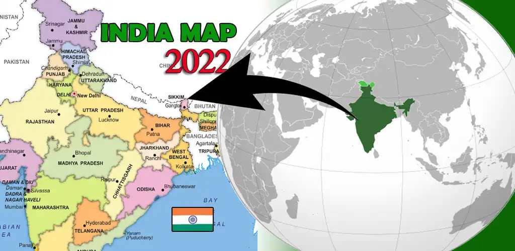 Play India Political Map offline  and enjoy India Political Map offline with UptoPlay