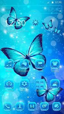 Play Indigo Neon Butterfly Theme