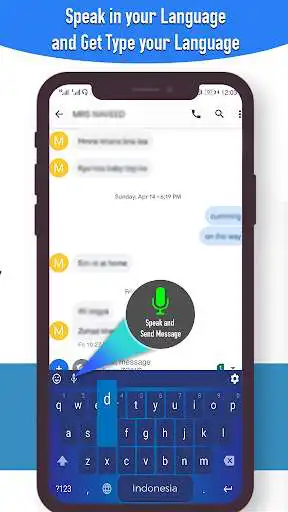 Play Indonesian Voice Typing Keyboard  and enjoy Indonesian Voice Typing Keyboard with UptoPlay