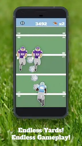 Play InfiniteRunner - College Football Game as an online game InfiniteRunner - College Football Game with UptoPlay