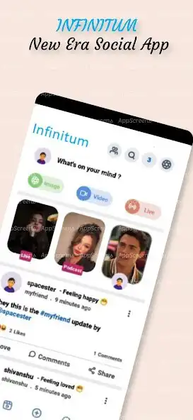 Play Infinitum - New Era Social App  and enjoy Infinitum - New Era Social App with UptoPlay