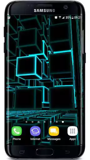 Play Infinity Parallax Cubes 2 3D Live Wallpaper