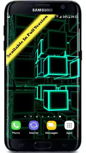 Play Infinity Parallax Cubes 2 3D Live Wallpaper