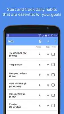 Play Infix - Habit Tracker