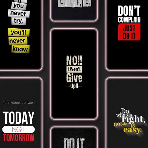 Play Inspire Black Quotes Wallpaper APK