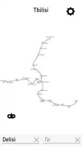 Play Interactive map of Tbilisi Metro (Subway) as an online game Interactive map of Tbilisi Metro (Subway) with UptoPlay