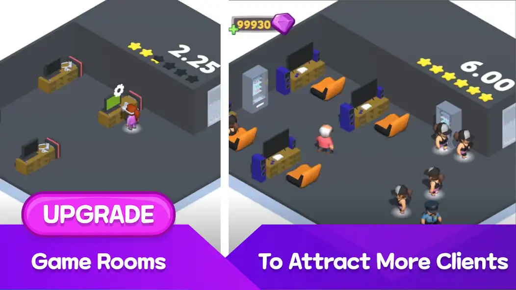 Play Internet Cafe Creator Idle as an online game Internet Cafe Creator Idle with UptoPlay